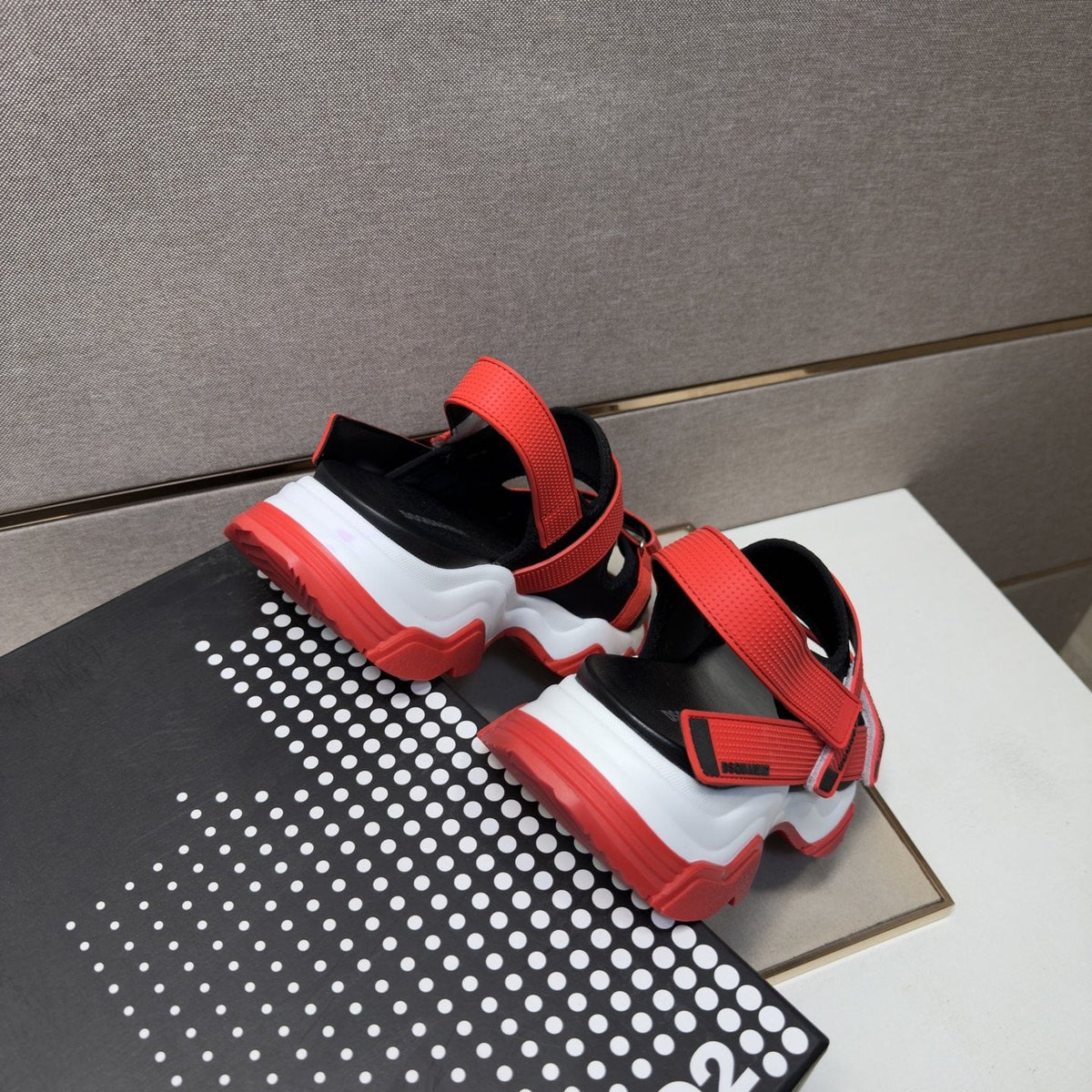DSQUARED2 Multi-Strap Sport Sandals — back